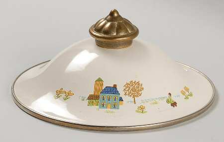 Country Design Collection Lid for 1.5 Qt Metal Covered Saucepan
