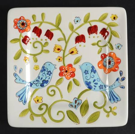 Petra Square Salad Plate