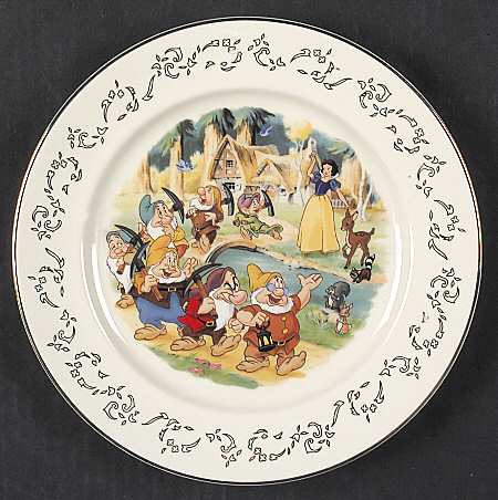 Snow White Dessert/Pie Plate