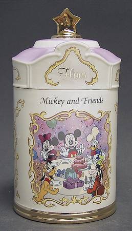 Animated Classics Flour Canister & Lid
