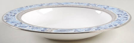Sapphire Plume 9" Soup/Pasta Bowl