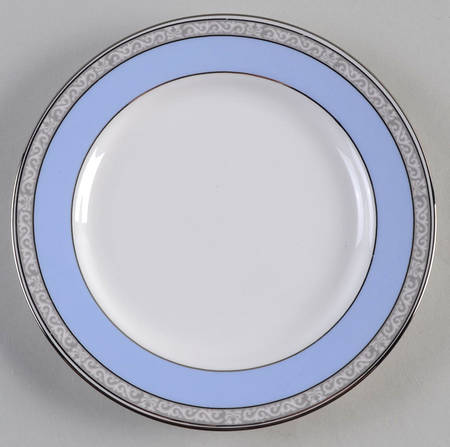 Sapphire Plume Bread & Butter Plate