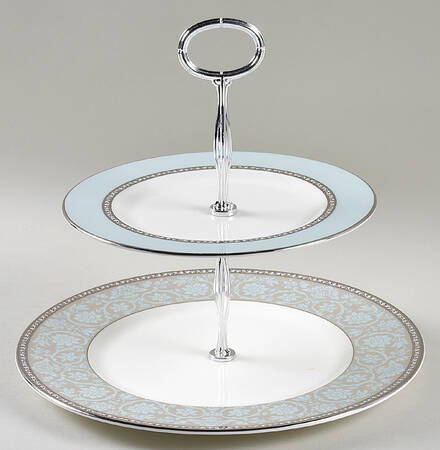 Westmore 6 5/8"-10"  2 Tiered Serving Tray (Dp, Sp) HC