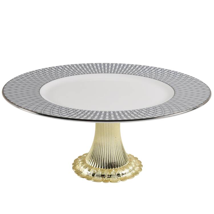 Mercer Drive Cake Stand with 4"-5" Metal Pedestal  Hc