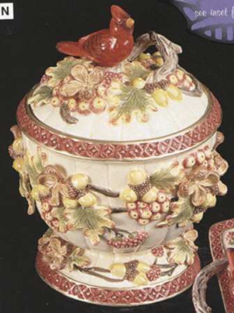 Cardinal Collection Cookie Jar & Lid