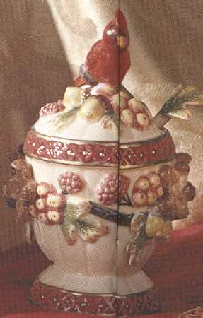 Cardinal Collection Sugar Bowl & Lid