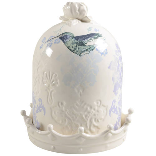 Collage 9" Round Plate & Cloche (Dome) Lid