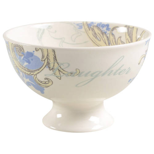 Collage Footed Dessert Bowl