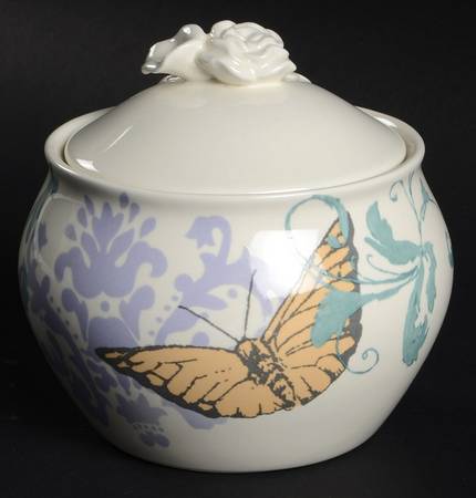 Collage Sugar Bowl & Lid