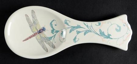 Collage Spoon Rest/Holder (Holds 1 Spoon)