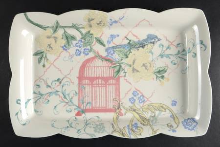 Collage 17" Rectangular Serving Platter