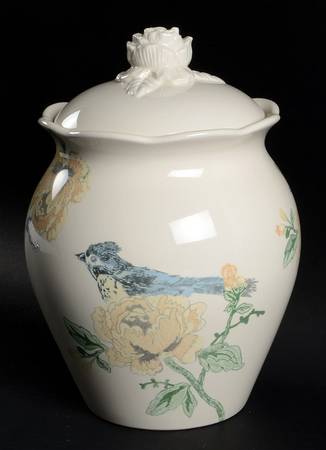 Collage Cookie Jar & Lid