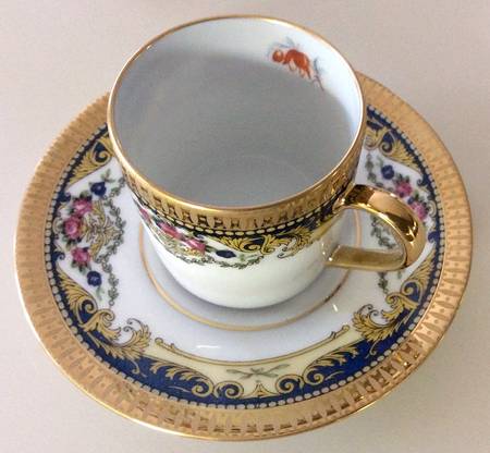LPD8 Flat Demitasse Cup & Saucer Set