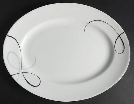 Adorn 13" Oval Serving Platter
