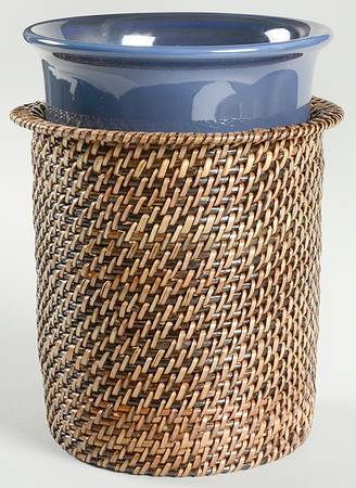 Somerset Island Wine Cooler and Rattan Holder