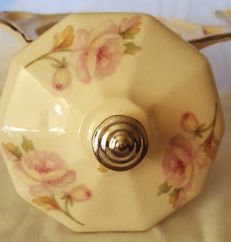 Georgia Rose Lid for Sugar Bowl
