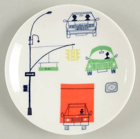 Hopscotch Drive About Town Tidbit Plate