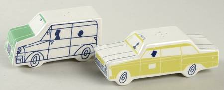 Hopscotch Drive About Town Figural Salt and Pepper