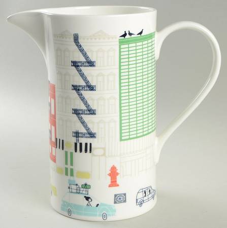 Hopscotch Drive About Town Large Pitcher