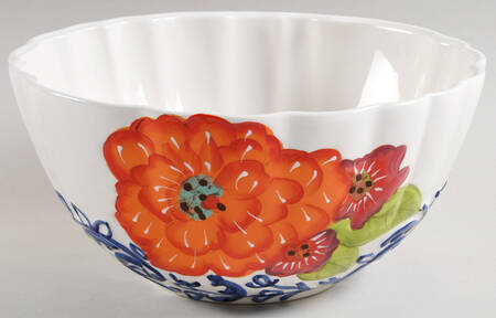 Cottage Rose 9" Round Serving Bowl