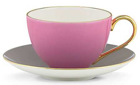 Greenwich Grove Flat Cup & Saucer Set