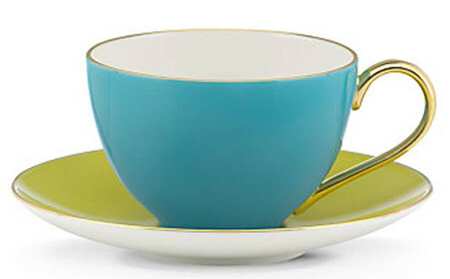 Greenwich Grove Flat Cup & Saucer Set
