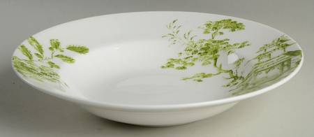 Toile Tale Chartreuse 9" Soup/Pasta Bowl