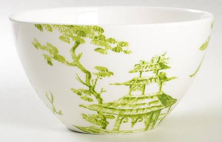 Toile Tale Chartreuse 5" All Purpose Bowl