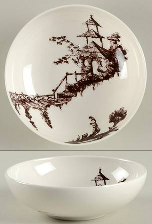 Toile Tale Chocolate Fruit/Dessert (Sauce) Bowl