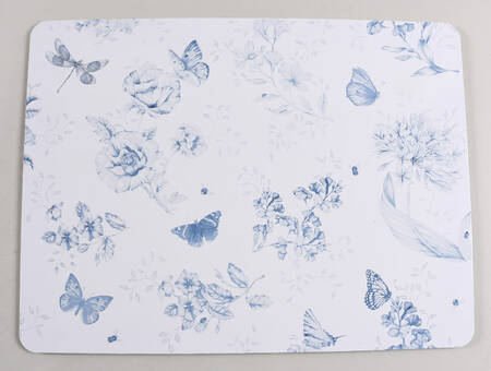 Butterfly Meadow Toile Blue(Turquoise) Corkboard Placemat