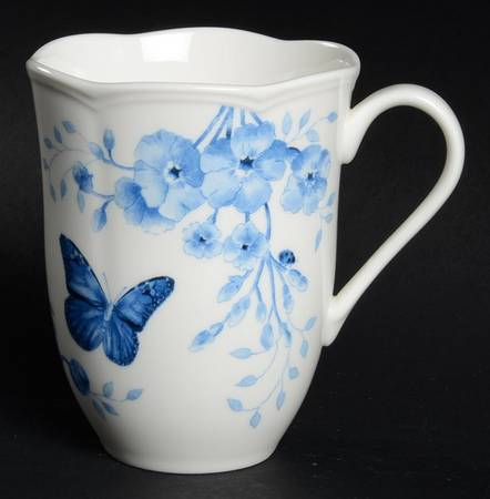 Butterfly Meadow Toile Blue(Turquoise) Mug