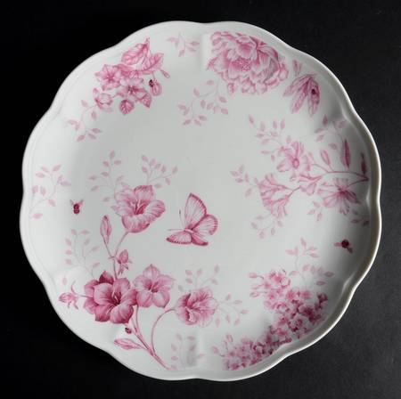 Butterfly Meadow Toile Pink by Lenox