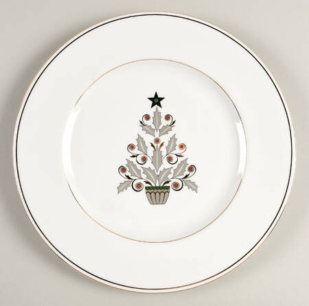 Federal Gold (Reintroduced 2013) Accent Luncheon Plate