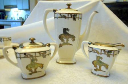 End of the Trail Coffee Pot & Lid
