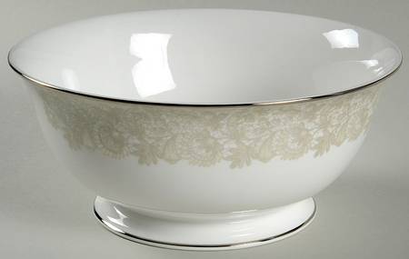 Lyrical Garden 8" Round Serving Bowl