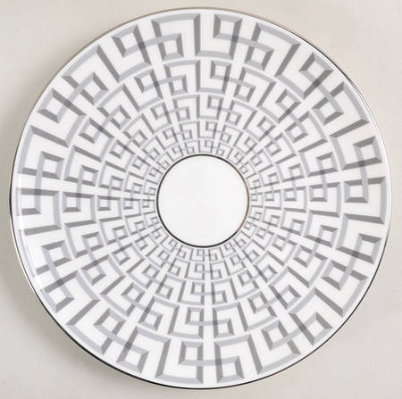 Darius Silver (Platinum) Coupe Accent Luncheon Plate