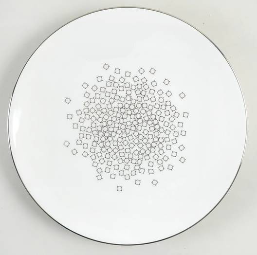 Starlet Silver Accent Luncheon Plate