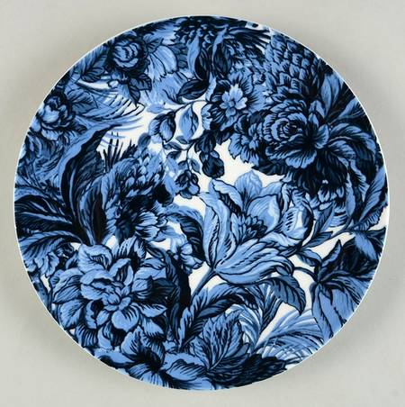 Midnight Blue Accent Luncheon Plate