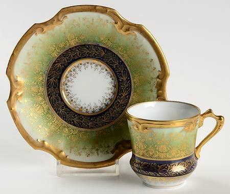 LSS281 Flat Demitasse Cup & Saucer Set