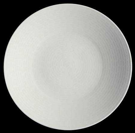 Urban Impressions Parchment White Salad Plate