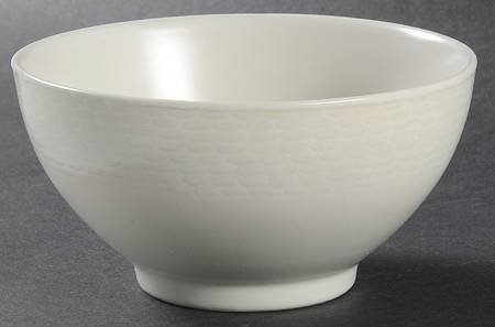 Urban Impressions Parchment White 5" All Purpose Bowl