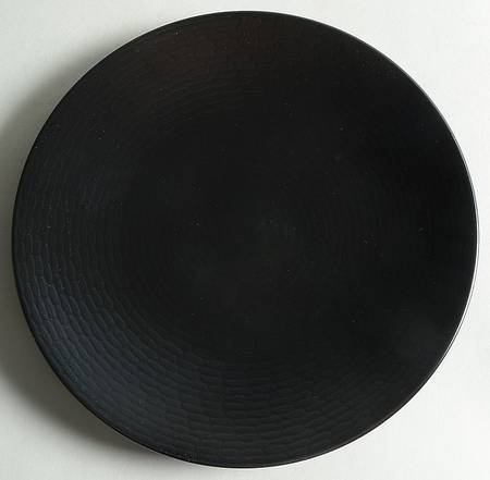 Urban Impressions Onyx Black Salad Plate