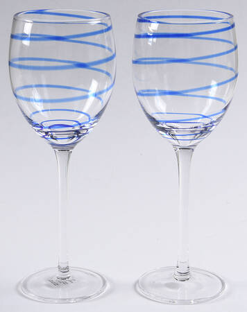 Charlotte Street Blue Wine Glassware (Set of 2)
