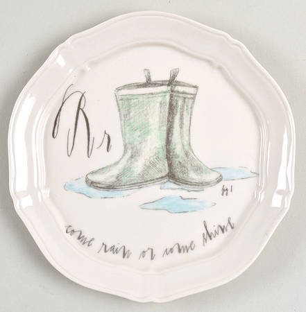 Calligrapher Canape Plate