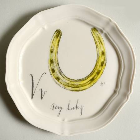 Calligrapher Canape Plate