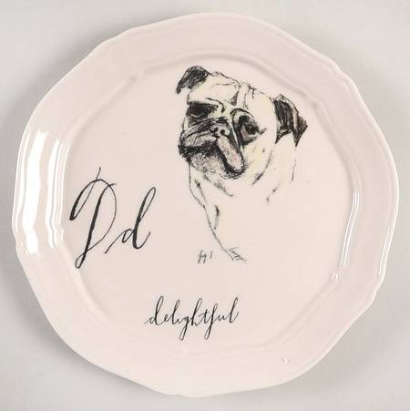 Calligrapher Canape Plate