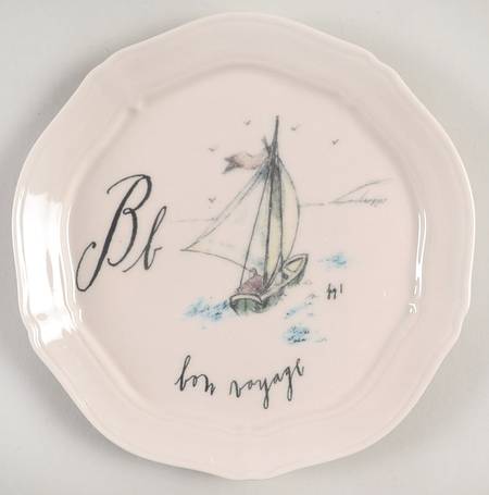 Calligrapher Canape Plate