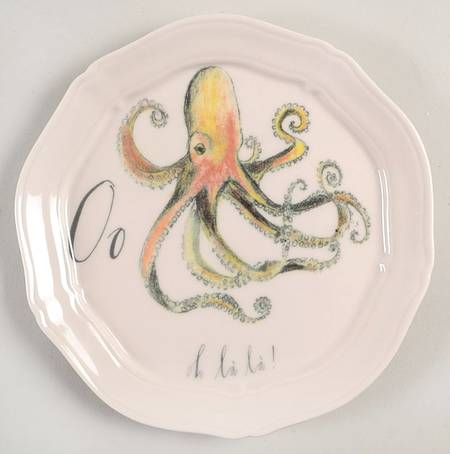 Calligrapher Canape Plate