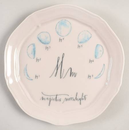Calligrapher Canape Plate