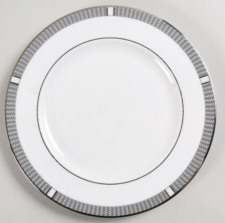 Silver Sophisticate Salad Plate